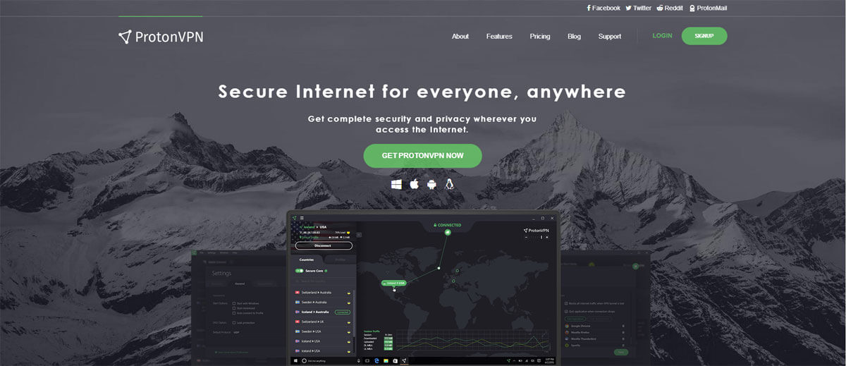 ProtonVPN for Canada